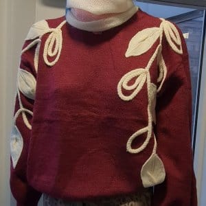 PULOVER BURGUNDY